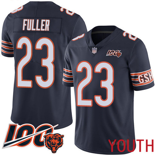 Chicago Bears Limited Navy Blue Youth Kyle Fuller Home Jersey NFL Football #23 100th Season->youth nfl jersey->Youth Jersey